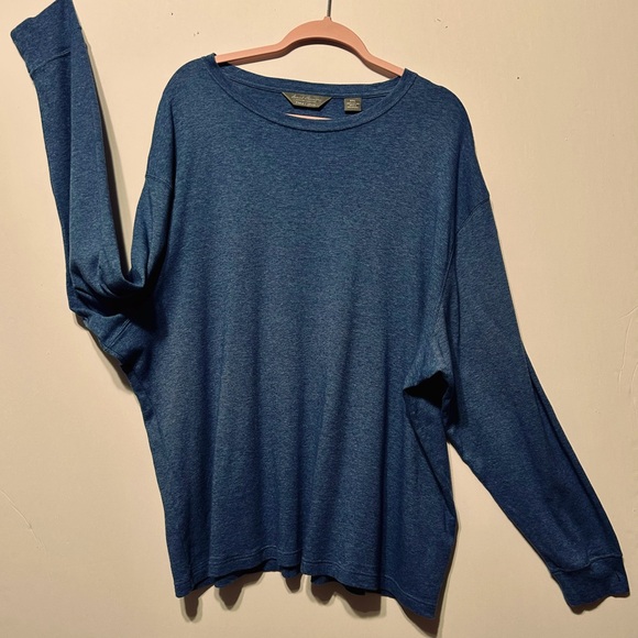 David Cremieux Long Sleeve Men’s Pullover shirt Prima Cotton - Picture 1 of 2